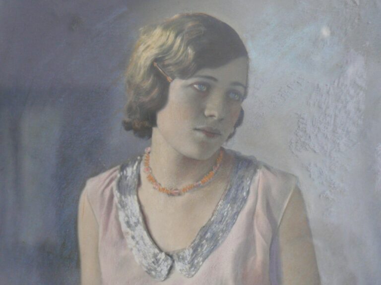 Porträt der jungen Eleni Torossi