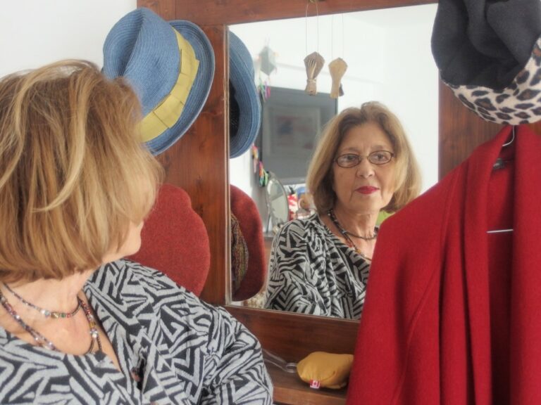 Eleni Torossi in ihrer Athener Wohnung