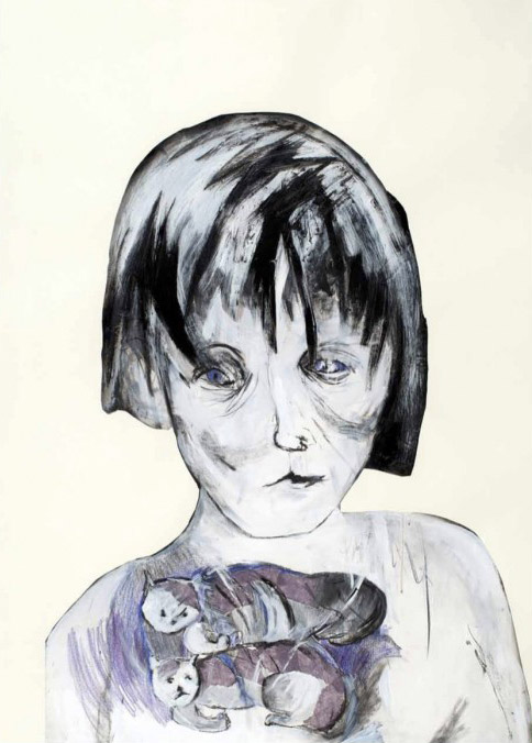 Alice self portrait, Zeichnung Portrait